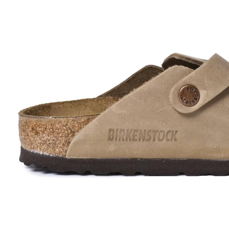 BIRKENSTOCK BOSTON BS Oiled Leather ( NARROW FIT ) TABACCO BROWN