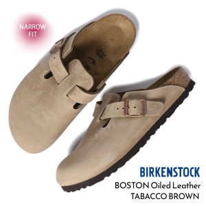 BIRKENSTOCK BOSTON BS Oiled Leather ( NARROW FIT ) TABACCO BROWN ӥ륱󥷥ȥå ܥȥ ǥ  960813