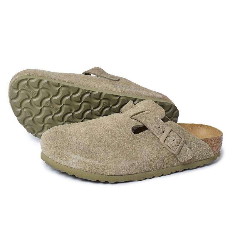 ビルケンシュトック ボストン カーキ 約23 cm BIRKENSTOCK/ビルケンシュトック》BOSTON カーキ 希少カラー