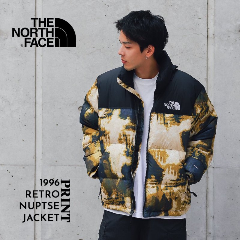 海外限定 THE NORTH FACE 1996 RETRO NUPTSE JACKET BLEACK DYE PRINT ザ ノースフェイス ヌプシ  ジャケット ダウン NF0A3C8D5WO - 海外限定 日本未発売 希少モデル スニーカー ショップ シューズ 大阪 北堀江 プレシャスプレイス【  IMPORT SHOES & CLOTHES SHOP