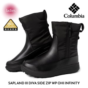 Columbia SAPLAND 3 DIVA SIDE ZIP WP OHI INFINITY BLACK ӥ åץ 塼 ˡ ֡ ǥ YL9461-010