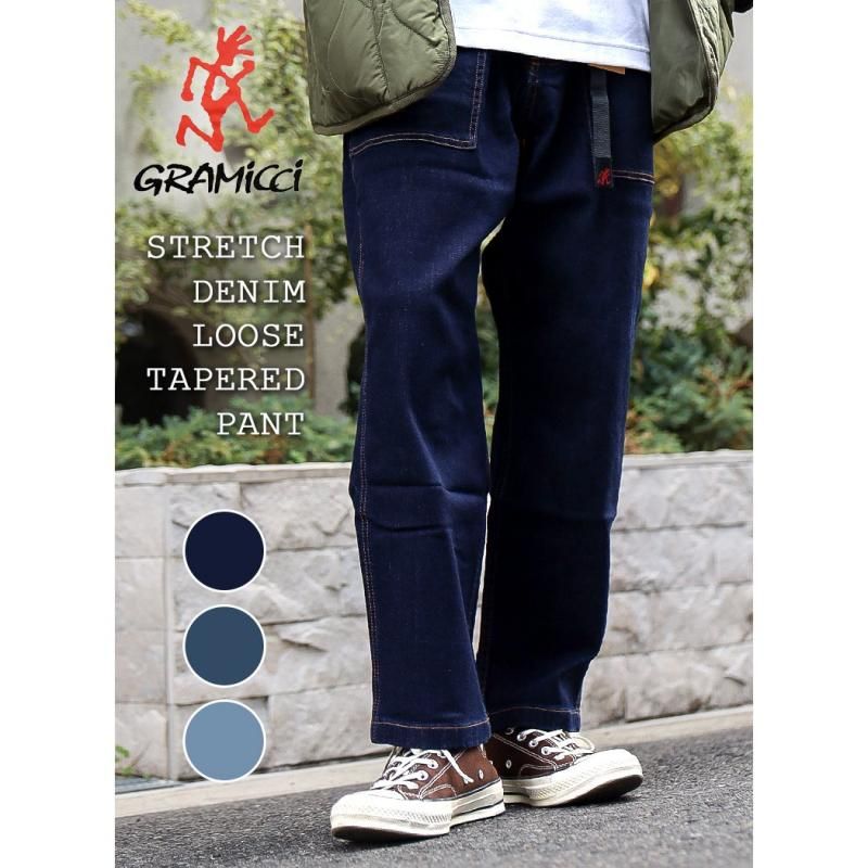 ストレッチデニムルーズテーパードパンツ｜STRETCH DENIM LOOSE