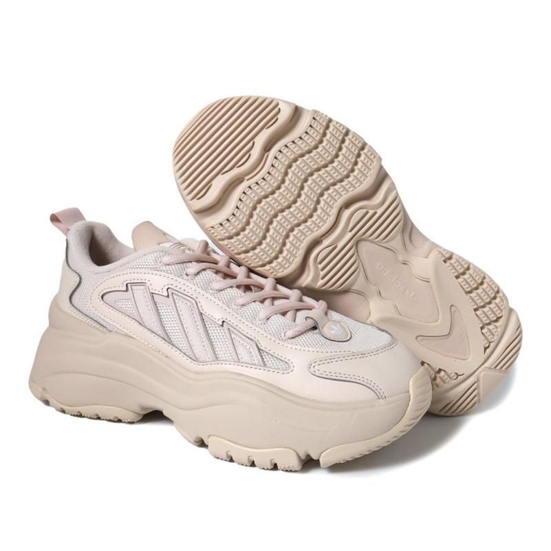 【新品】adidas スニーカー オズガイア 23cm ピンク ベージュ adidas OZGAIA W / アディダス オズガイア ウィメンズ