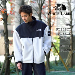  THE NORTH FACE WHITE LABEL NEW UTILITY FLEECE JACKET WHITE BLACK   Ρե ե꡼ 㥱å NJ4FQ53K