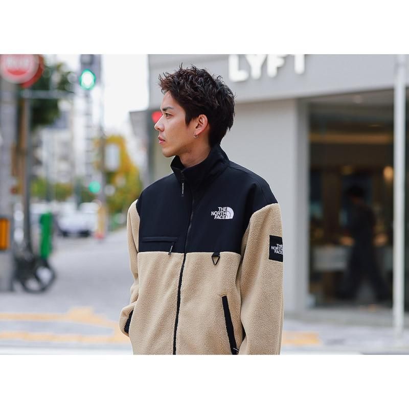  THE NORTH FACE WHITE LABEL NEW UTILITY FLEECE JACKET BEIGE BLACK   Ρե ե꡼ 㥱å NJ4FQ52L