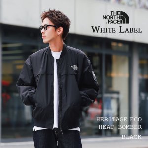  THE NORTH FACE [WHITE LABEL] Heritage Eco Heat Bomber BLACK   Ρե ܥС 㥱å  NJ3NQ54J