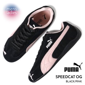 PUMA SPEEDCAT OG BLACK / PINK ס ԡɥå ˡ (  ֥å ԥ ɥ饤ӥ󥰥塼 ǥ  398846-09 )