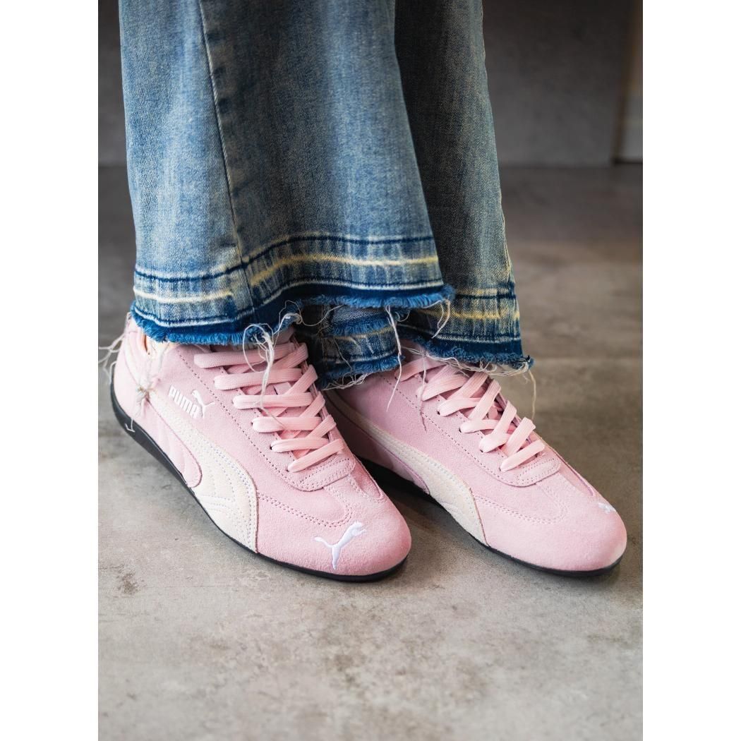 PUMA SPEEDCAT OG WHISP OF PINK/PWHITE ס ԡɥå ˡ ( ԥ  ɥ饤ӥ󥰥塼 ǥ  398846-04 )
