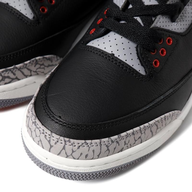 希少】NIKE JORDAN Retro 3 ショーツ ブラック×セメント柄 希少】NIKE