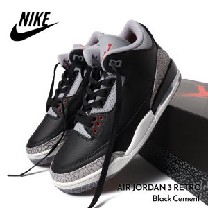 NIKE AIR JORDAN 3 RETRO Black Cement ʥ  硼 ȥ ˡ ( ֥å  ֥å  DN3707-010 )