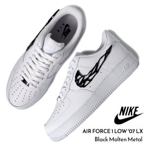 NIKE AIR FORCE 1 LOW '07 LX Black Molten Metal ʥ ե  ˡ (  ۥ磻 ƥ᥿  IF1686-101 )