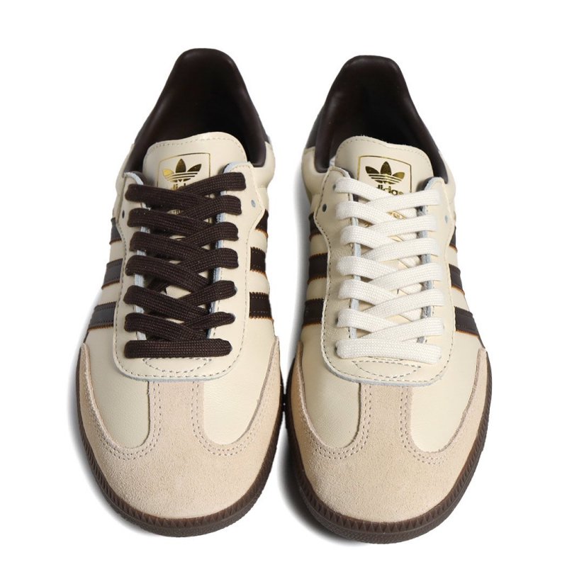 adidas SAMBA OG W CREAM/WHITE DARK/BROWN GUM アディダス サンバ スニーカー ( クリーム 茶色 ブラウン  レディース ウィメンズ JR2660 ) - 海外限定 日本未発売 希少モデル スニーカー ショップ シューズ 大阪 北堀江 プレシャスプレイス【  ...