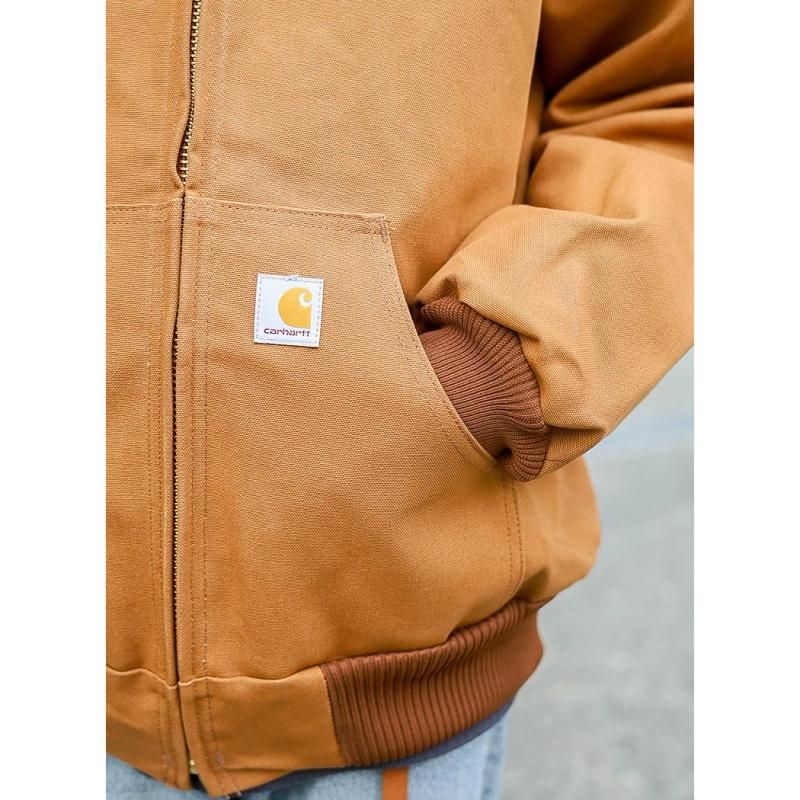 Carhartt ダックジャケット ブラウン Carhartt LOOSE FIT FIRM DUCK INSULATED BROWN BLACK