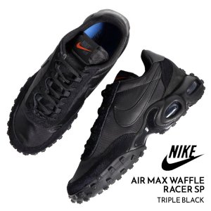 NIKE AIR MAX WAFFLE RACER SP TRIPLE BLACK ʥ ޥå åե 졼 ˡ (  ֥å  FV6946-001 )