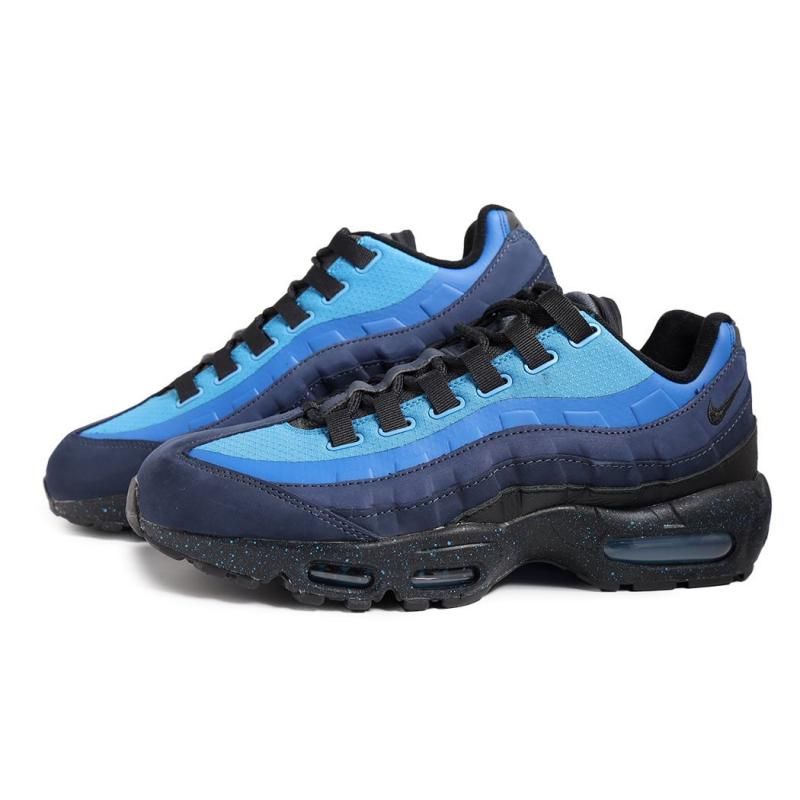 STASH × NIKE AIR MAX 95 Black and Harbor Blue スタッシュ ナイキ エアマックス スニーカー ( 黒  ブラック 青 ブルー メンズ HF5515-400 ) - 海外限定 日本未発売 希少モデル スニーカー ショップ シューズ 大阪 北堀江 