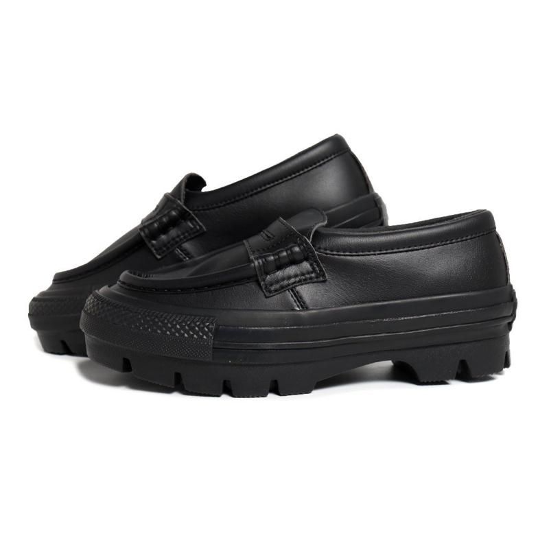 CONVERSE ALL STAR ローファースニーカー CONVERSE ALL STAR CHUNK LOAFER BLACKMONOCHROME コンバース