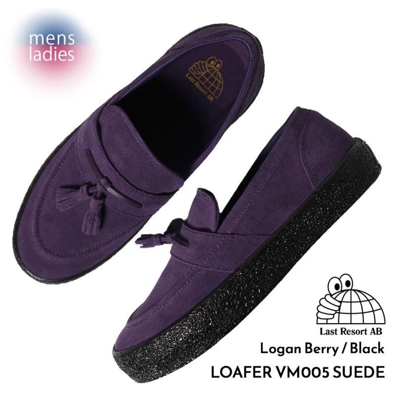 LAST RESORT AB LOAFER VM005 SUEDE Logan Berry / Black 饹ȥ꥾ ե ˡ (  SKATE  ѡץ  )