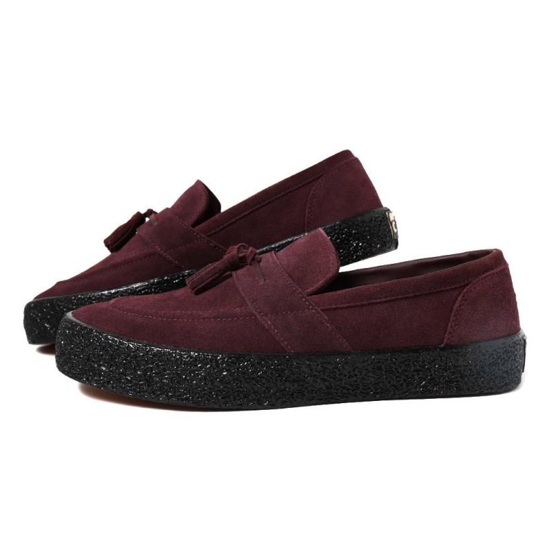 LAST RESORT AB LOAFER VM005 SUEDE Fig Red / Black ラスト