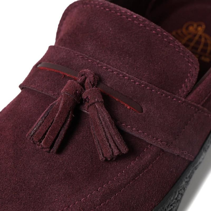 LAST RESORT AB LOAFER VM005 SUEDE Fig Red / Black ラスト