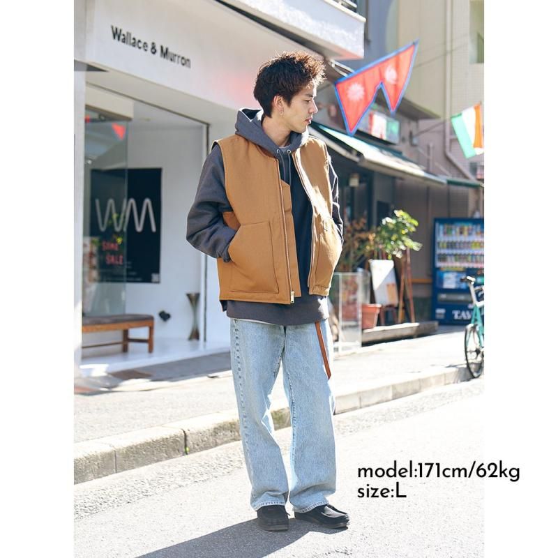 カーハート　usa製　ベスト　ダック　TALL ブラウン rawdrip_carhartt-duckvestv01-