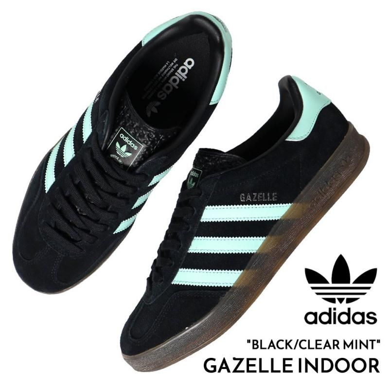 adidas GAZELLE INDOOR BLACK/CLEAR MINT ǥ  ɥ ˡ (  ֥å ꥢ ߥ  ǥ JR7112 )