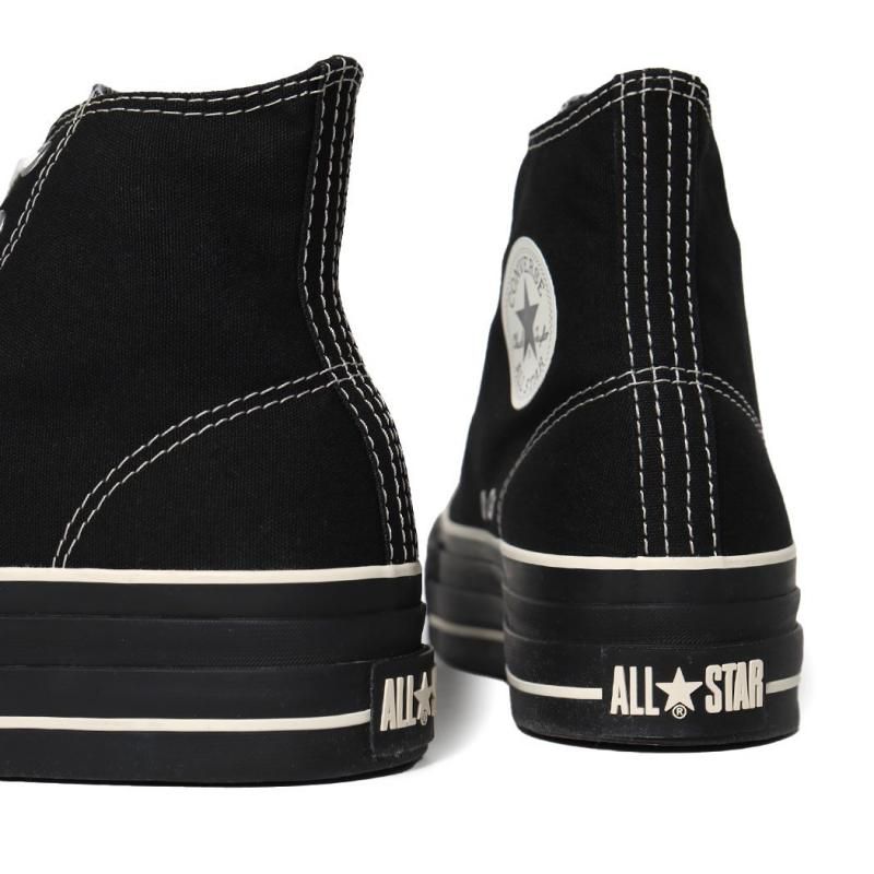 CONVERSE ALL STAR (R) LIFTED OVERTAPE ST HI BLACK/BLACK