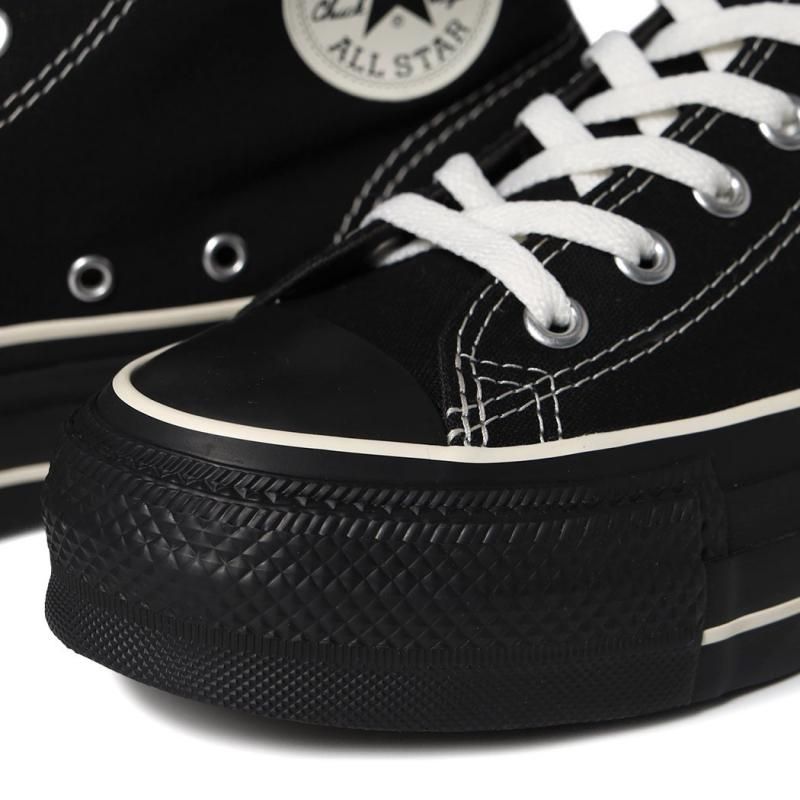 CONVERSE ALL STAR (R) LIFTED OVERTAPE ST HI BLACK/BLACK