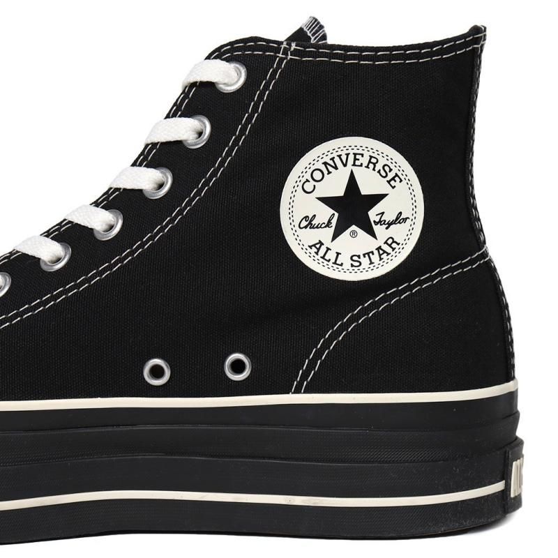CONVERSE ALL STAR (R) LIFTED OVERTAPE ST HI BLACK/BLACK