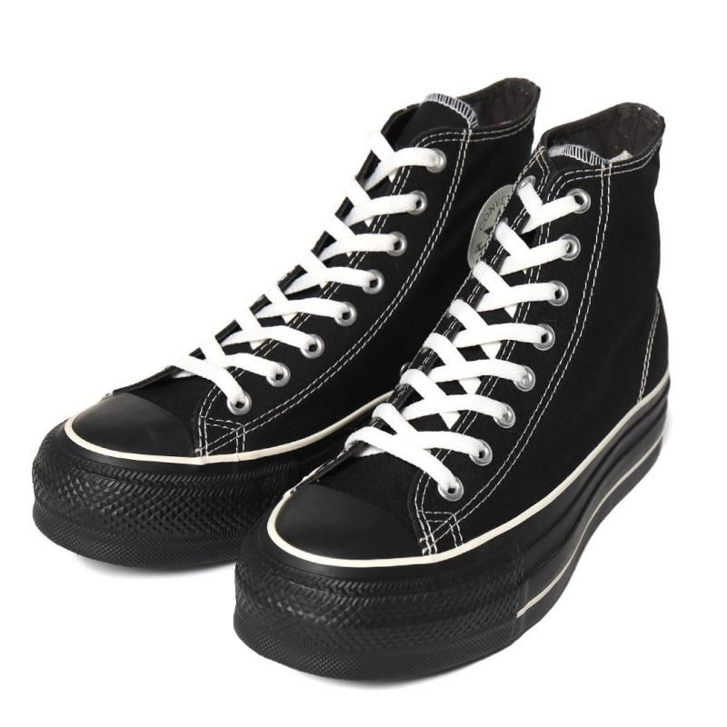 CONVERSE ALL STAR (R) LIFTED OVERTAPE ST HI BLACK/BLACK