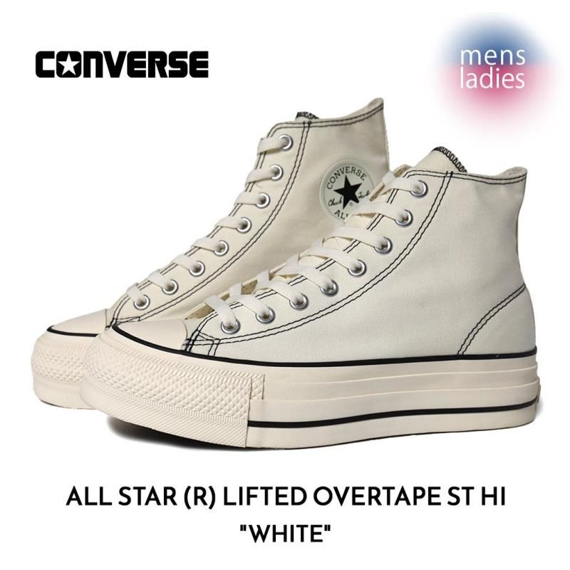 CONVERSE ALL STAR (R) LIFTED OVERTAPE ST HI WHITE С 륹 եƥå Сơ ϥ ˡ  31313951