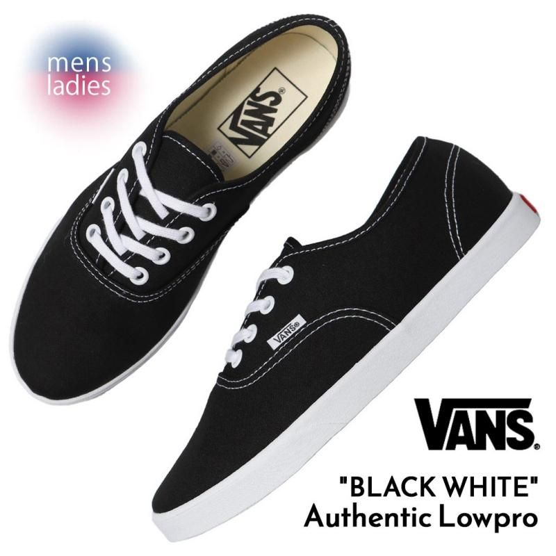 スニーカー ^VANS^ Authentic Lowpro Black White VN000D04BZW1 VANS Authentic Lowpro BLACK WHITE バンズ オーセンティック