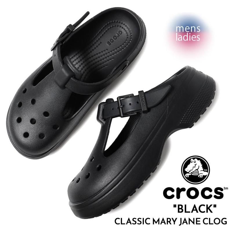 crocs CLASSIC MARY JANE CLOG BLACK å 饷å å å ꡼  饤    210581-001