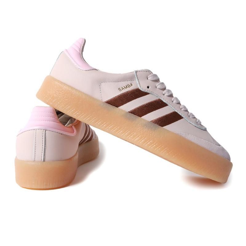 【美品】adidas sambae w ブラウン ピンク スニーカー 23.5 美品】adidas sambae w ブラウン ピンク スニーカー 23.5 - メルカリ