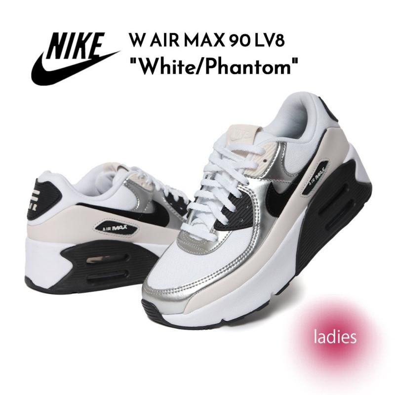 NIKE W AIR MAX 90 LV8 White/Phantom ナイキ ウィメンズ エア