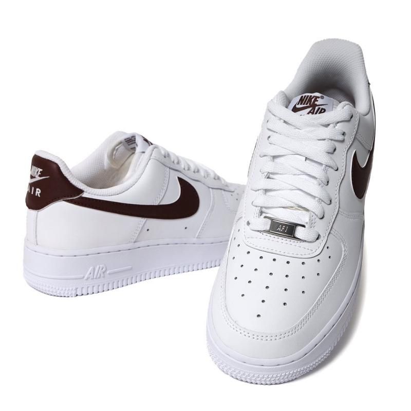 Nike Air Force 1 白/バーガンディ 国内12月9日発売開始】 ナイキ エア フォース 1 '07 