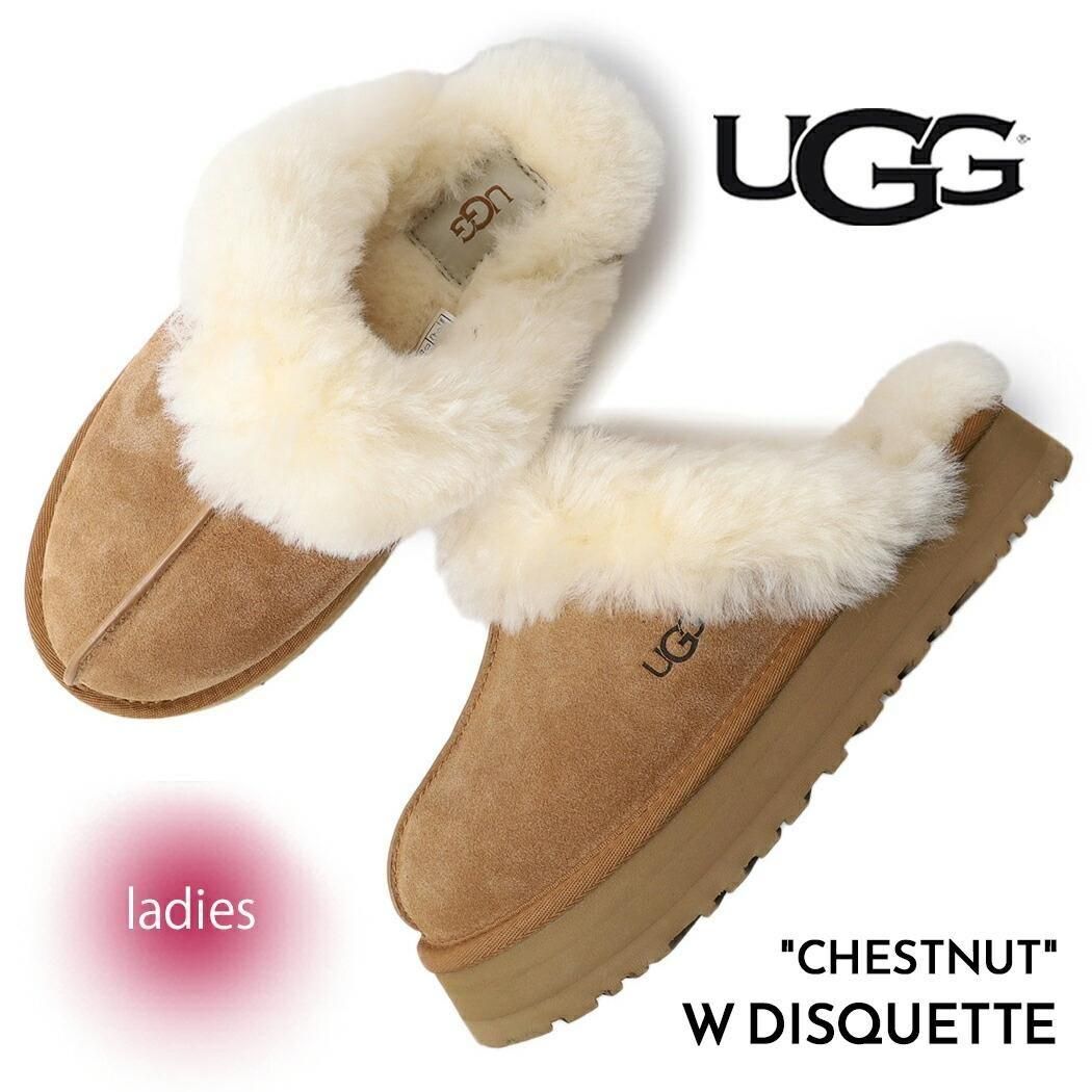UGG W DISQUETTE CHESTNUT   ǥå  å 塼 ǥ (  㿧 ֥饦 ե 1122550 )