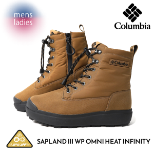 Columbia SAPLAND III WP OMNI-HEAT INFINITY ELK ӥ åץ 3 ֡ BOOTS  ǥ  ֥饦 YU8517-286