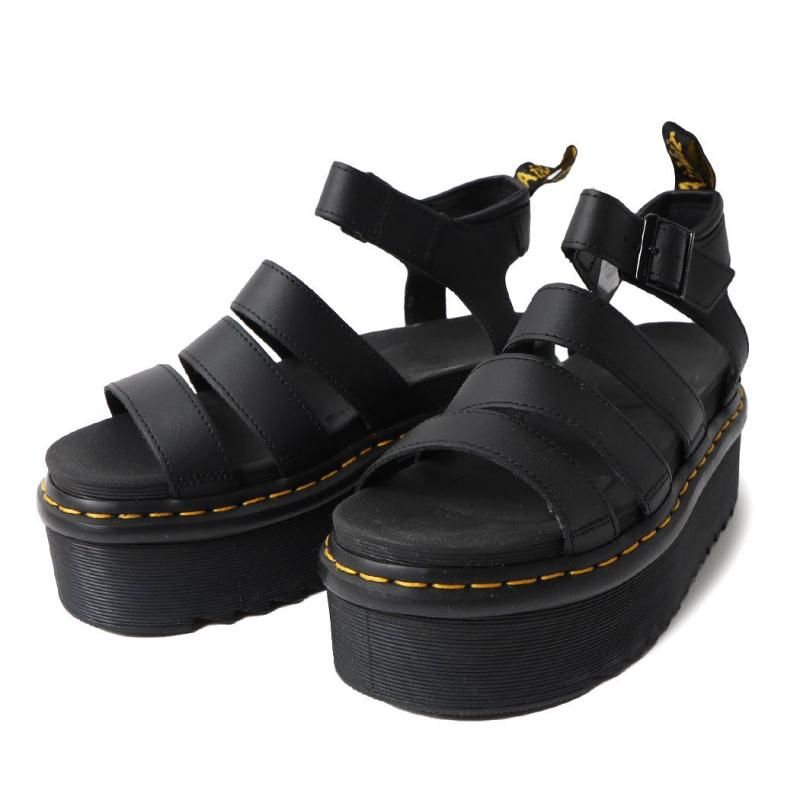 Dr.Martens BLAIRE QUAD STRAP SANDALS HYDRO LEATHER BLACK