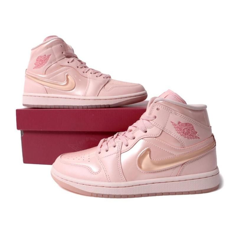 NIKE WMNS AIR JORDAN 1 MID SE Patent Valentine's Day ナイキ