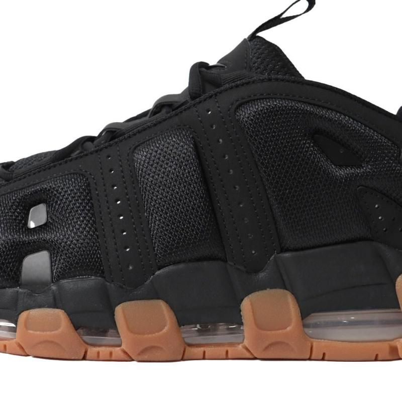 NIKE AIR MORE UPTEMPO LOW BLACK/GUM ナイキ エア モア アップ
