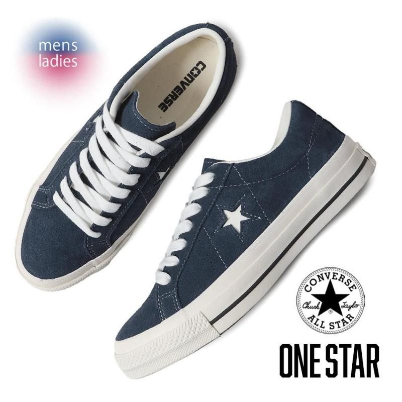 CONVERSE ONE STAR コンバース ワンスター スエード ネイビー ONE STAR SUEDE / ワンスター スエード (ネイビー)– コンバース