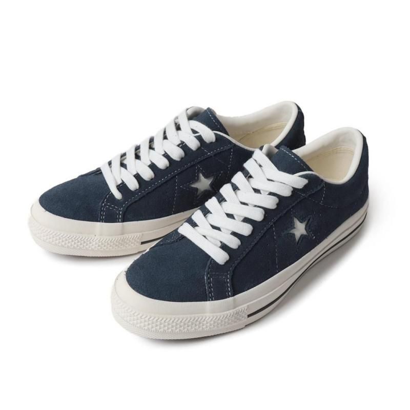 CONVERSE ONE STAR コンバース ワンスター スエード ネイビー ONE STAR SUEDE / ワンスター スエード (ネイビー)– コンバース