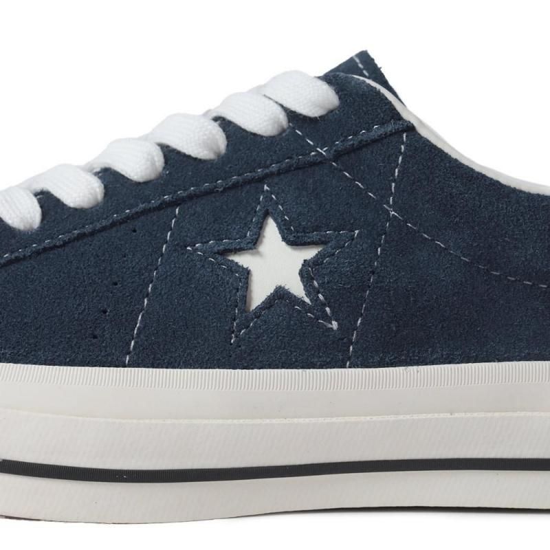 CONVERSE ONE STAR LOW　24,5cm 濃紺 スエード CONVERSE ONE STAR SUEDE NAVY（コンバース ワンスター スエード
