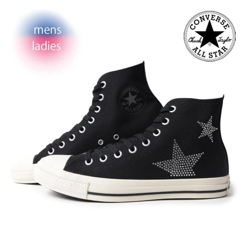 CONVERSE ALL STAR RHINESTONE ST HI BLACK/WHITE コンバース