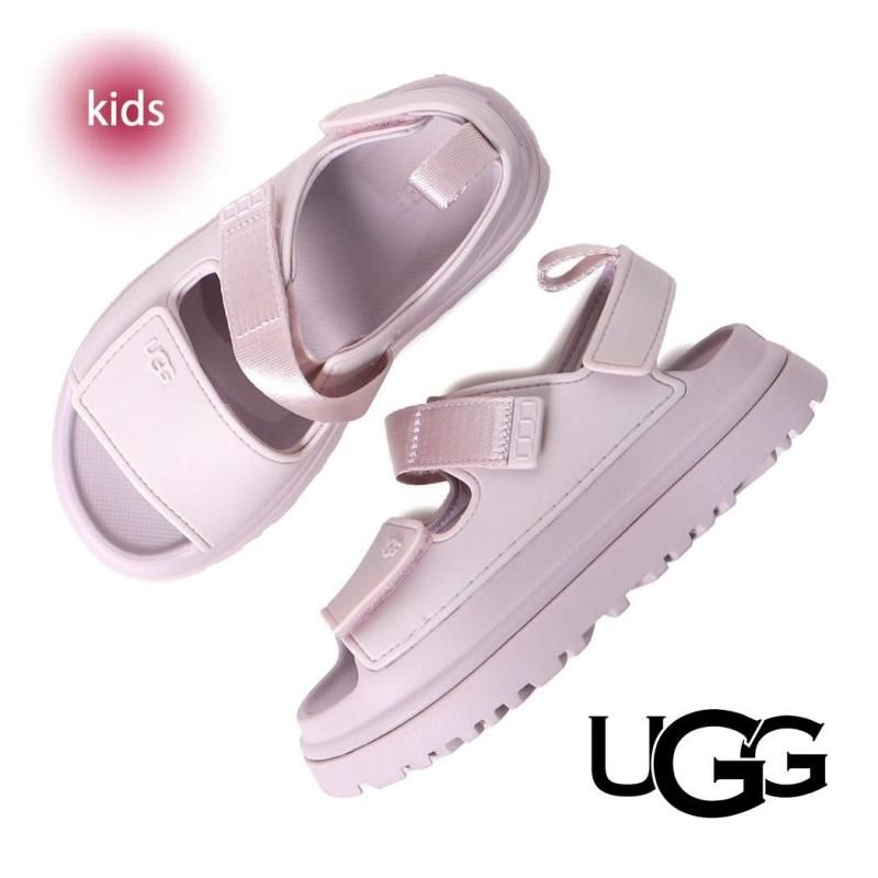 超ポイントアップ祭 UGG K GOLDENGLOW BAY FOG アグ キッズ ゴールデングロウ 靴