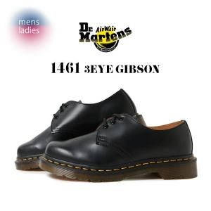 DR.MARTENS 1461 3EYE GIBSON SHOE MONO BLACK SMOOTH ɥޡ 3 ֥ 쥶 塼 ֡  ֥å 10085001