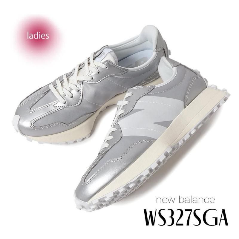 海外限定 NEW BALANCE WS327SGA METALLIC SILVER ニューバランス
