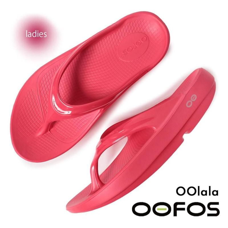 OOFOS OOlala Neon Berry ウーフォス ウーララ サンダル 国内