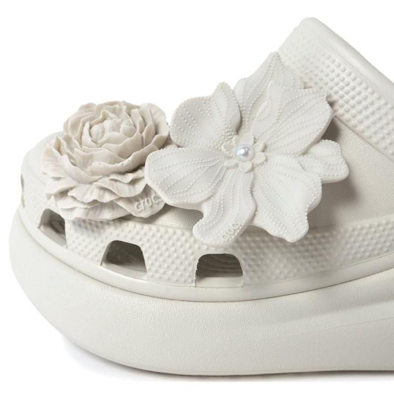 crocs Crush Bouquet Clog LINEN クロックス クラッシュ ブーケ