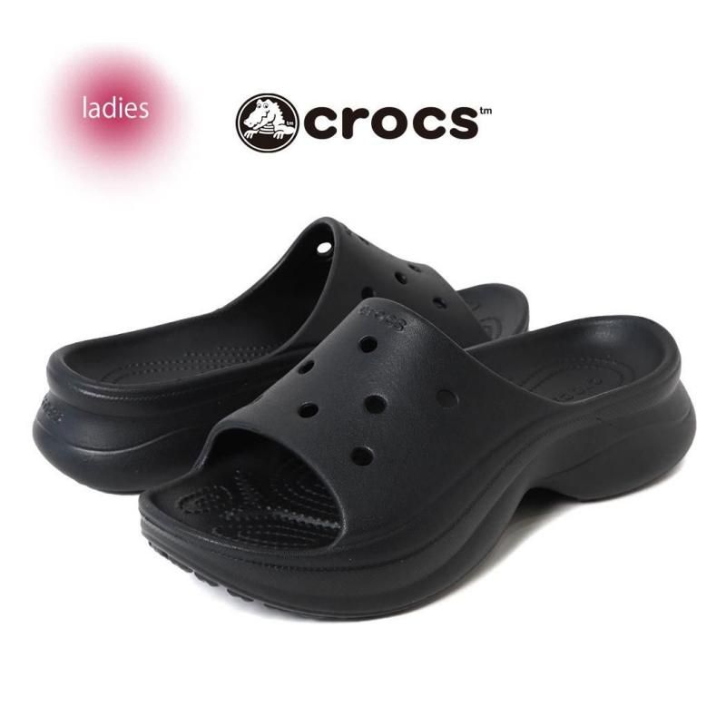 crocs Bae Slide BLACK クロックス ベイ スライド クロッグ